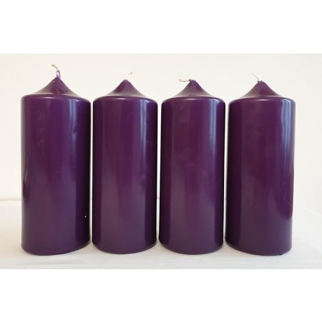 Adventkerze 200/80 violett