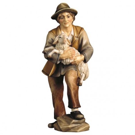 Hirte mit Lamm der Hirtenkrippe